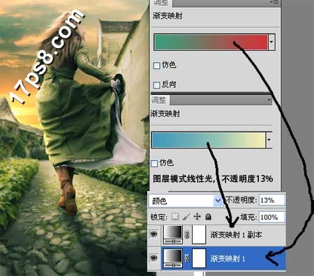 Photoshop合成逃跑的新娘女性插画效果,PS教程,思缘教程网