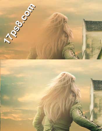 Photoshop合成逃跑的新娘女性插画效果,PS教程,思缘教程网