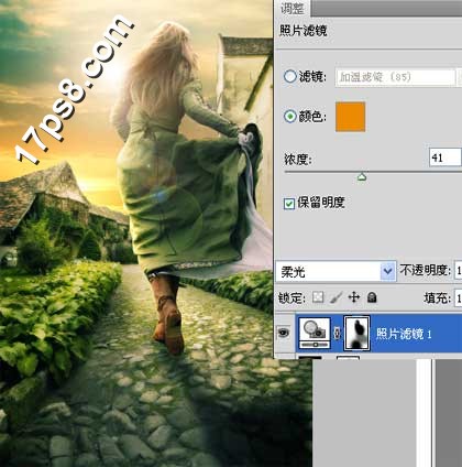 Photoshop合成逃跑的新娘女性插画效果,PS教程,思缘教程网
