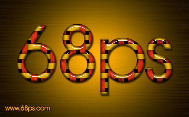 ps文字特效教程