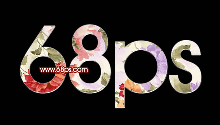 ps文字特效教程