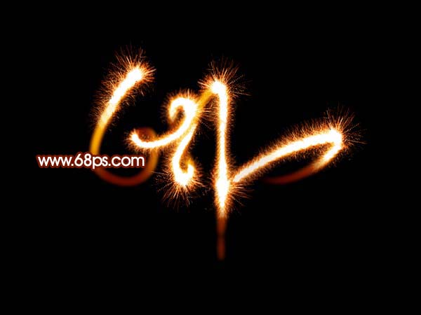 ps文字特效教程