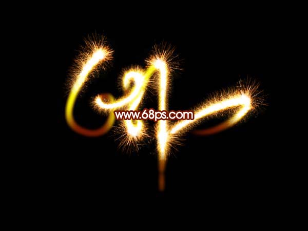 ps文字特效教程