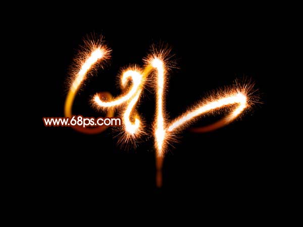 ps文字特效教程