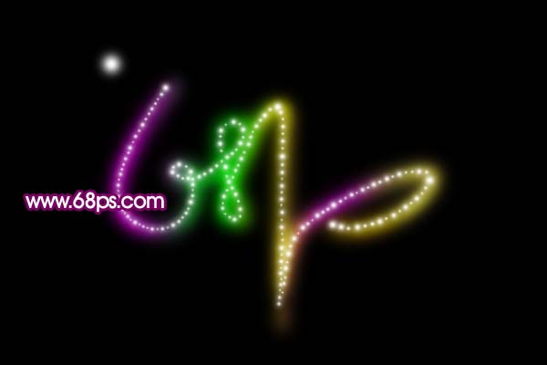 ps文字特效教程