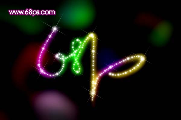 ps文字特效教程