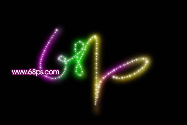 ps文字特效教程