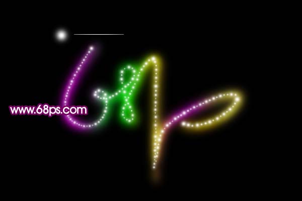 ps文字特效教程