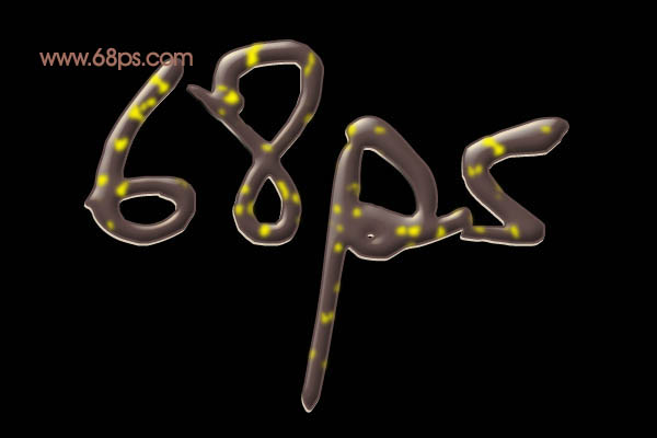 ps文字特效教程