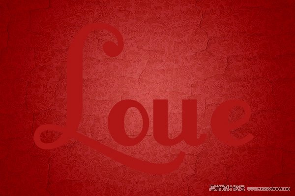 Photoshop制作流行花边艺术字教程,PS教程,思缘教程网