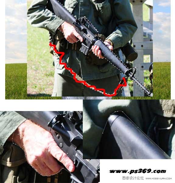 Photoshop创意合成战场上的松鼠教程,PS教程,思缘教程网