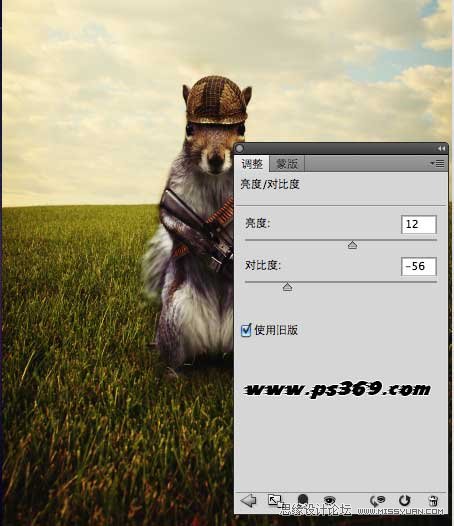 Photoshop创意合成战场上的松鼠教程,PS教程,思缘教程网