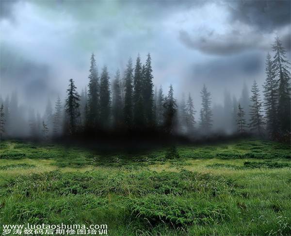 PS合成森林仙子