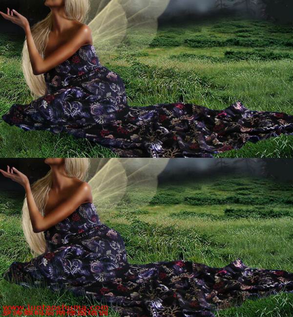 PS合成森林仙子