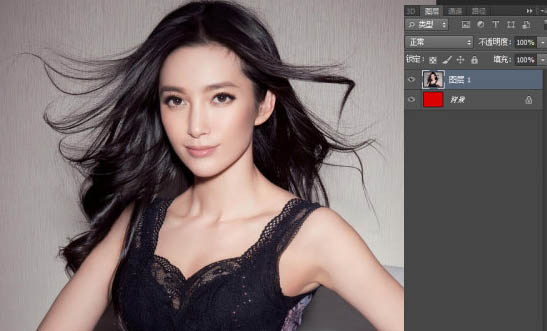 利用选区及调整边缘选项快速抠图