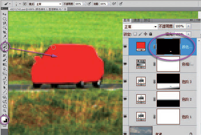 用ps修复严重偏暗的风景图片