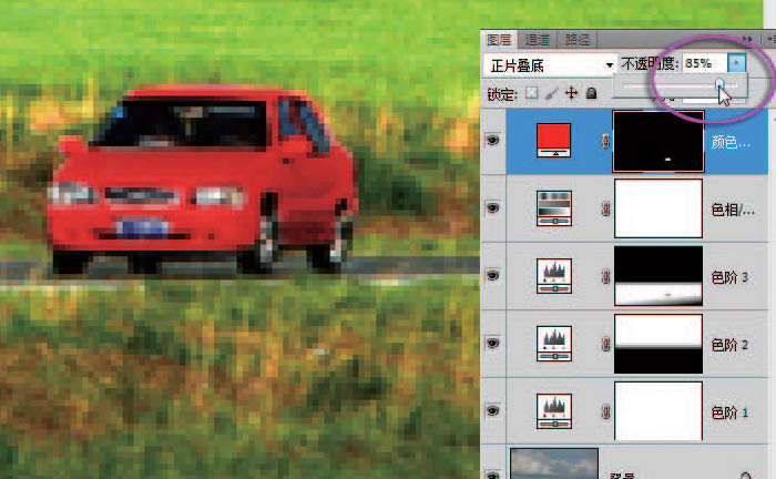 用ps修复严重偏暗的风景图片