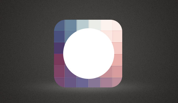 ps创建缤纷彩色格子icon