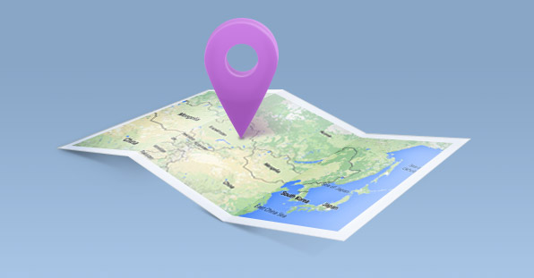 PS中创建3D地图图标 地图图标